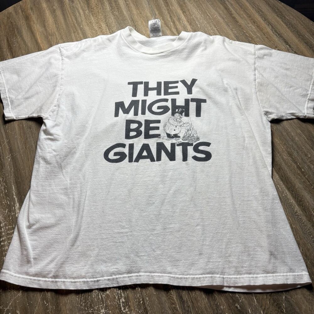 Men’s They Might Be Giants 1990s Concert Tour Don’t Let Start XL T-Shirt
